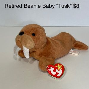 Retired Beanie baby “Tusk”